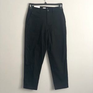 Slim High Rise Black Pants